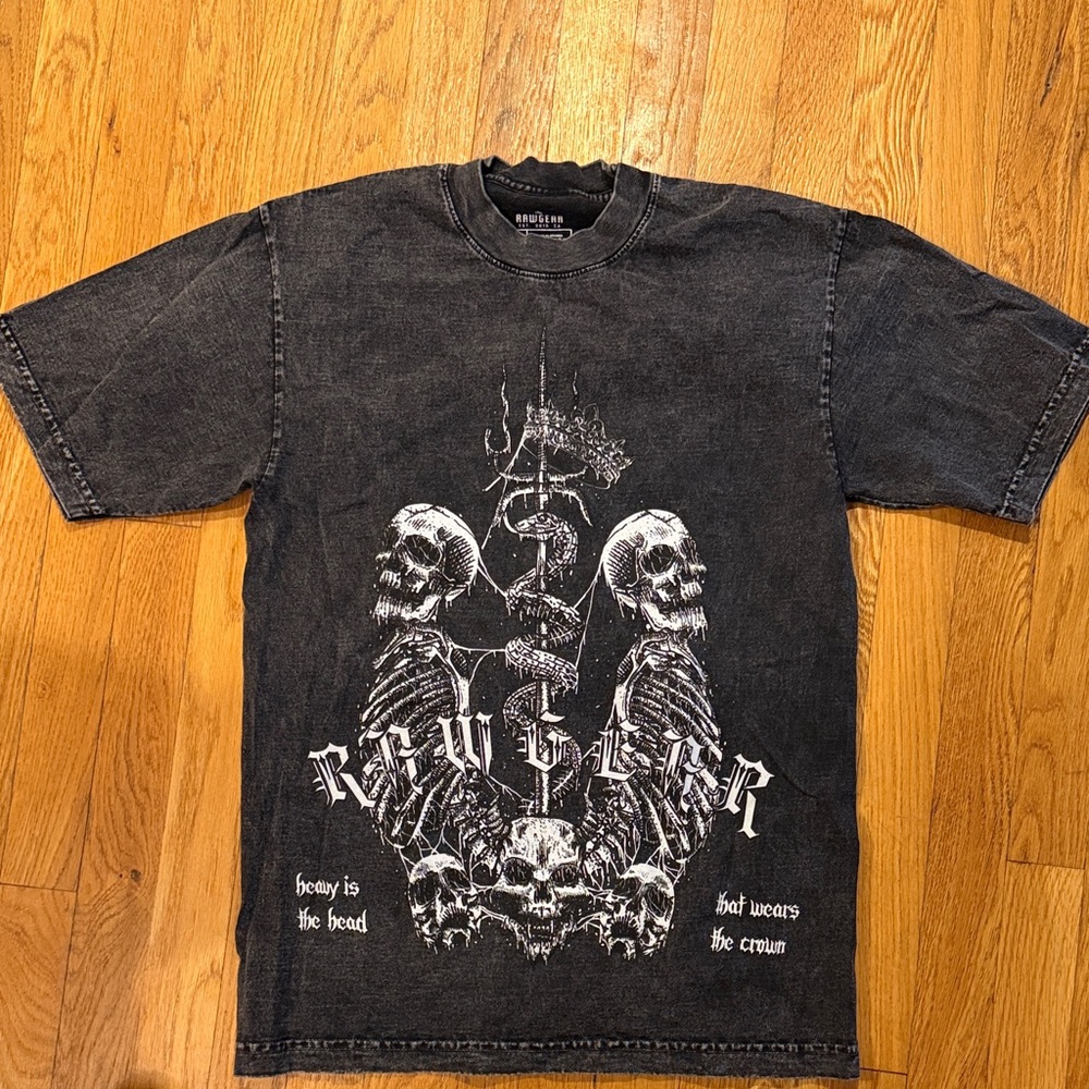 Black Graphic T-Shirt for Men